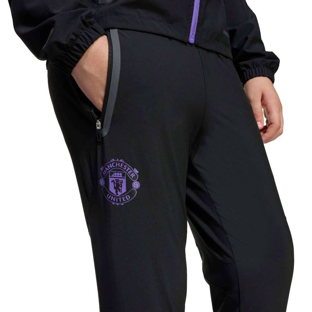 ADIDAS YOUTH MANCHESTER UNITED TIRO25 COMPETITION VIS TECH TRAVEL PANT