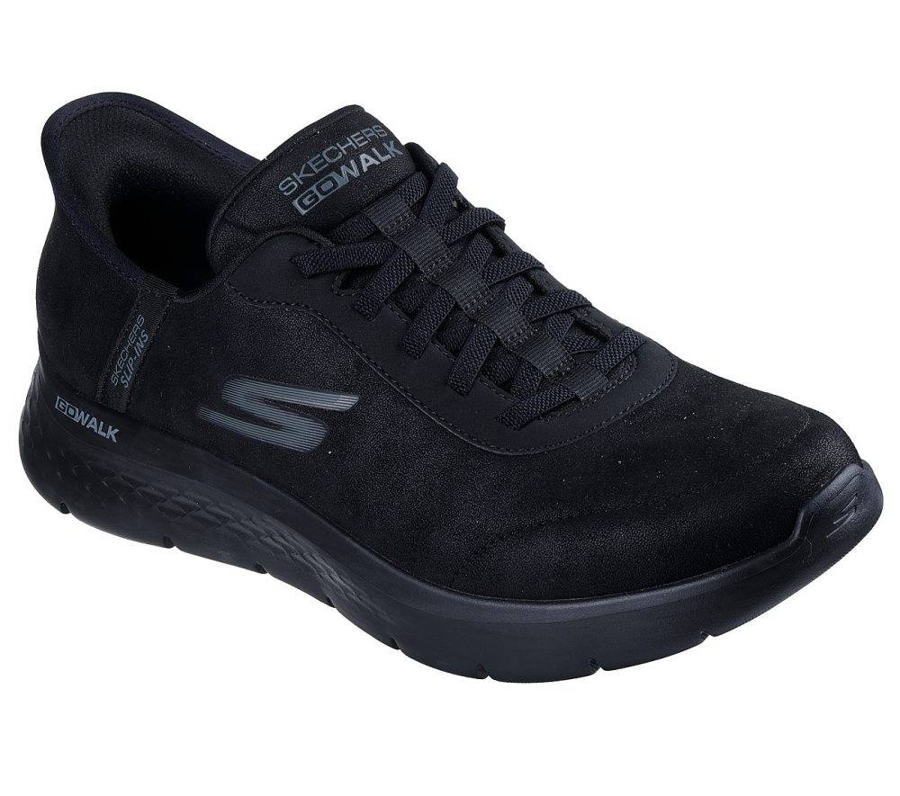 SKECHERS SLIP-INS: GO WALK FLEX - SUEDE BUNGEE