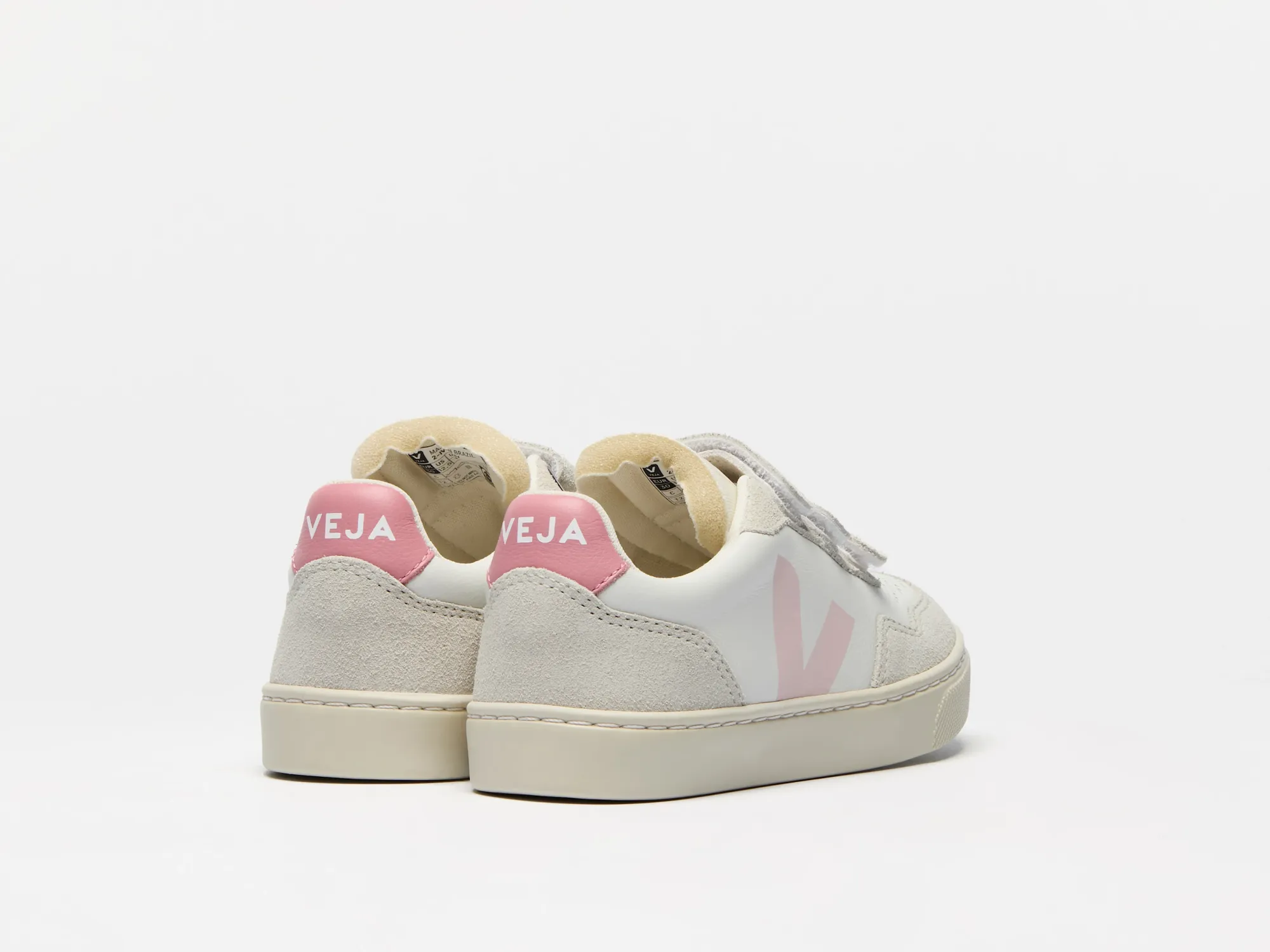 VEJA V-90 ORGANIC TRACED LEATHER JUNIOR