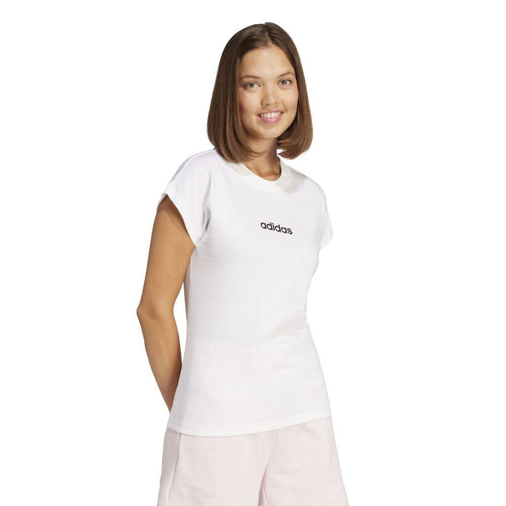 ADIDAS ESSENTIALS LINEAR COTTON T-SHIRT