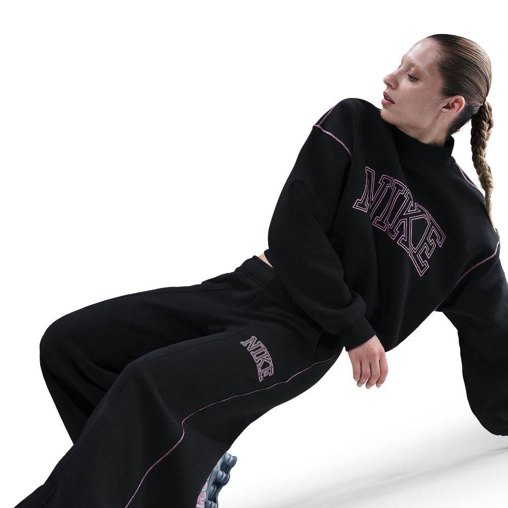 NIKE NSW PHOENIX FLEECE LOGO WIDE LEG PANT