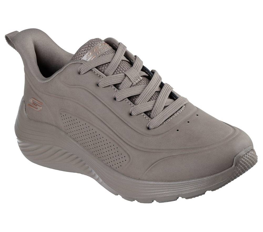 SKECHERS BOBS SQUAD WAVES - JUST WADING LACE-UP WOMENS SNEAKERS