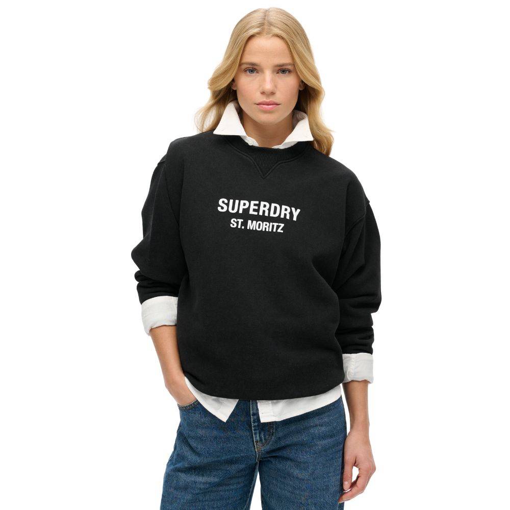 SUPERDRY SPORT LUXE LOOSE CREW SWEAT