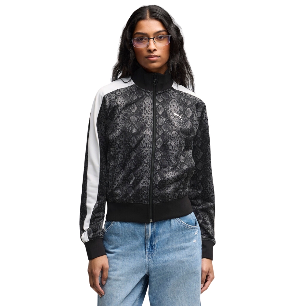 PUMA T7 SNAKE AOP SHORT TRACK JACKET