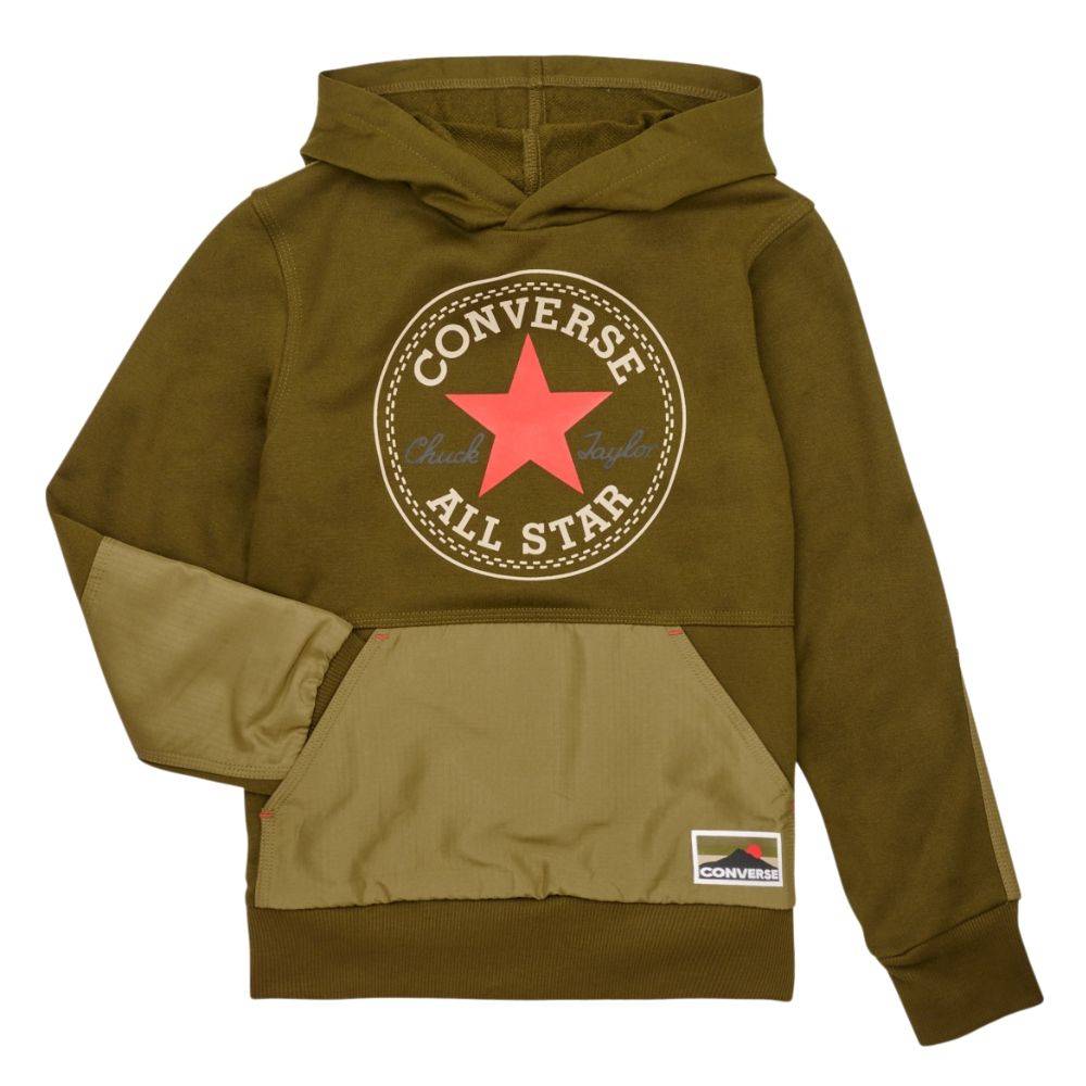 CONVERSE YOUTH GEARED UP BLOCKED FT MIX PULLOVER