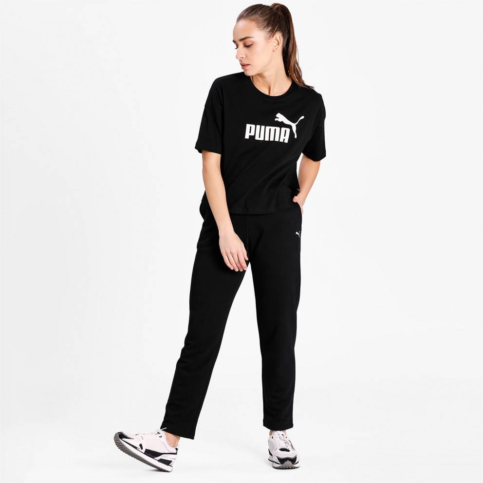 PUMA ESSENTIALS WOMENS OPEN HEM SWEATPANTS