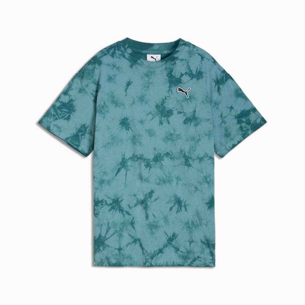 PUMA ESS ELEVATED RELAXED TIE-DYE TEE