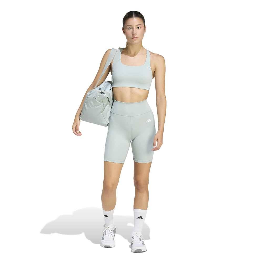 ADIDAS OPTIME ESSENTIALS STASH POCKET 7INCH SHORT LEGGINGS