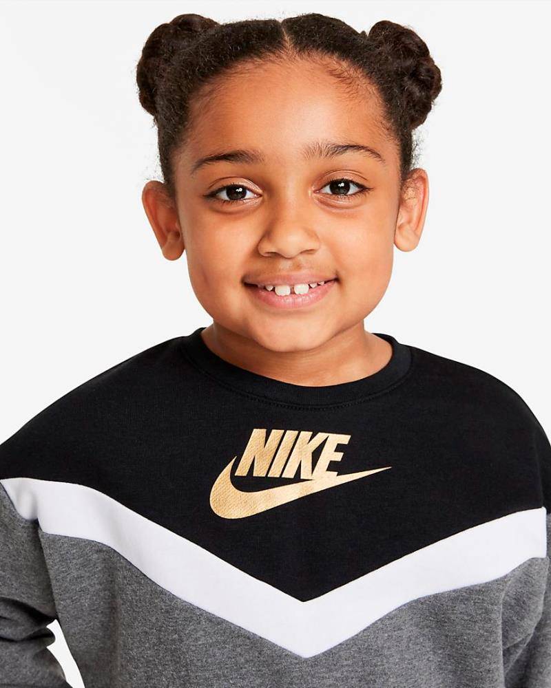 NIKE LITTLE GIRLS GO FOR GOLD CREW