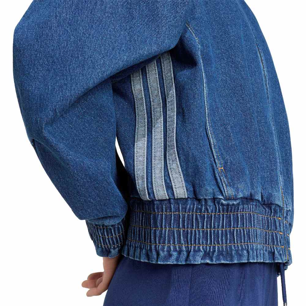 ADIDAS STADIUM WASHED DENIM LOOSE FIT JACKET
