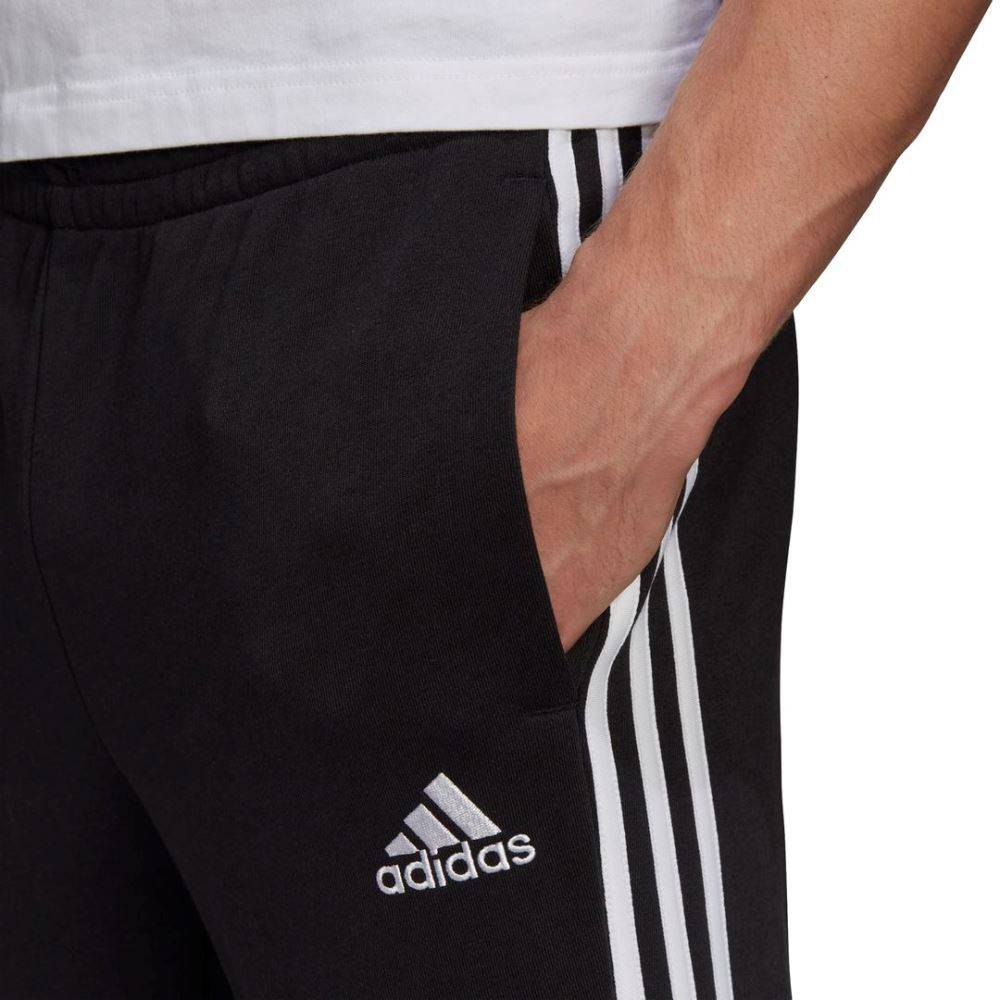 ADIDAS ESSENTIALS FRENCH TERRY TAPERED CUFF 3-STRIPES MENS JOGGERS