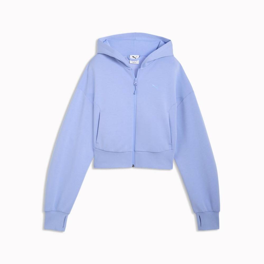 PUMA PUMATECH SENSE FULL-ZIP SOFT TOUCH DRYCELL HOODIE DK