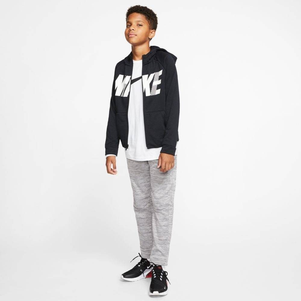 NIKE BOYS DRI FIT GRAPHICS FULL ZIP HOODIE