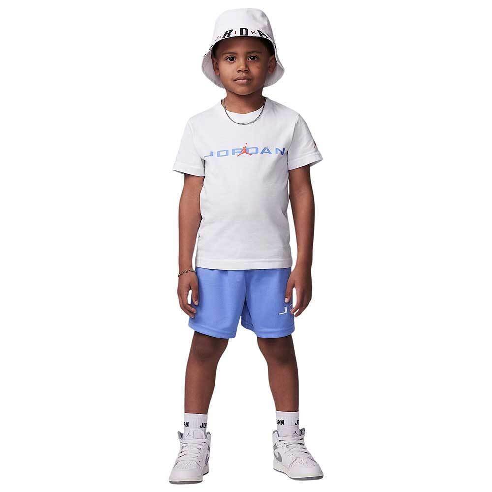 NIKE JORDAN LITTLE BOYS MJ BASELINE MESH SHORT SET