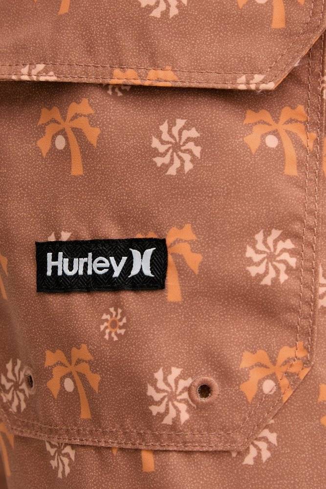 HURLEY M VOLLEY ICON PRINTING PRESS COCONUT SWIMSHORT