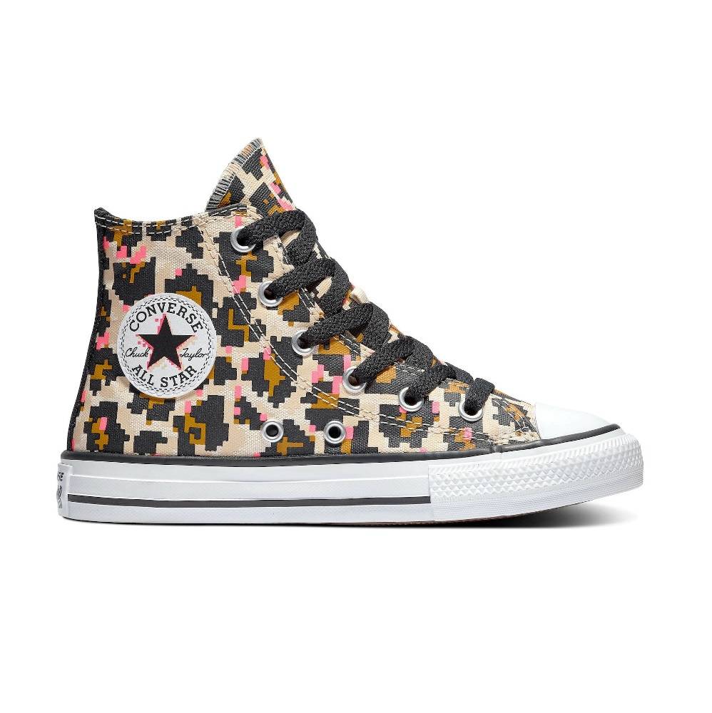 CONVERSE PIXELATED LEOPARD PRINT JUNIOR