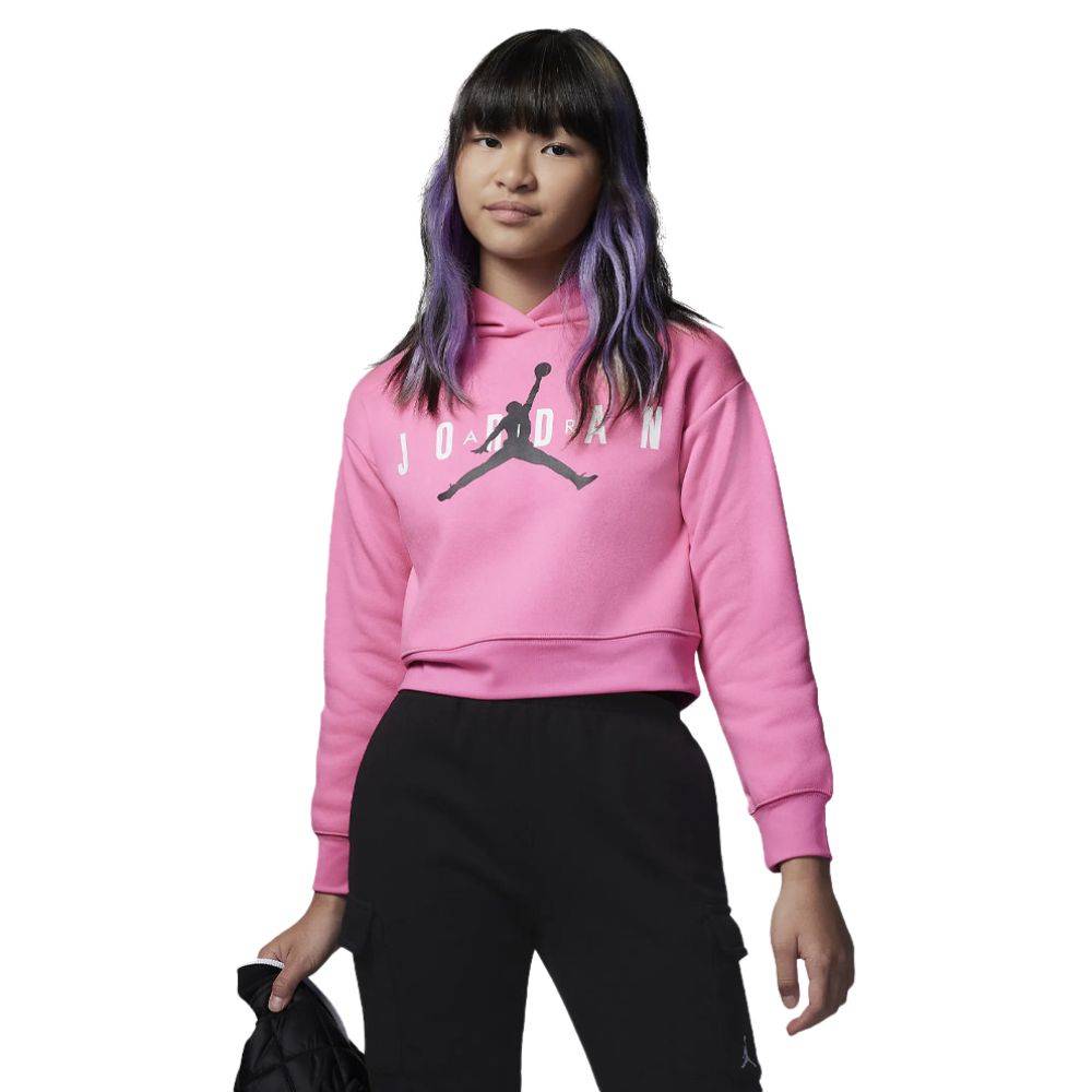 NIKE JORDAN GIRLS JUMPMAN SUSTAINABLE HOODIE