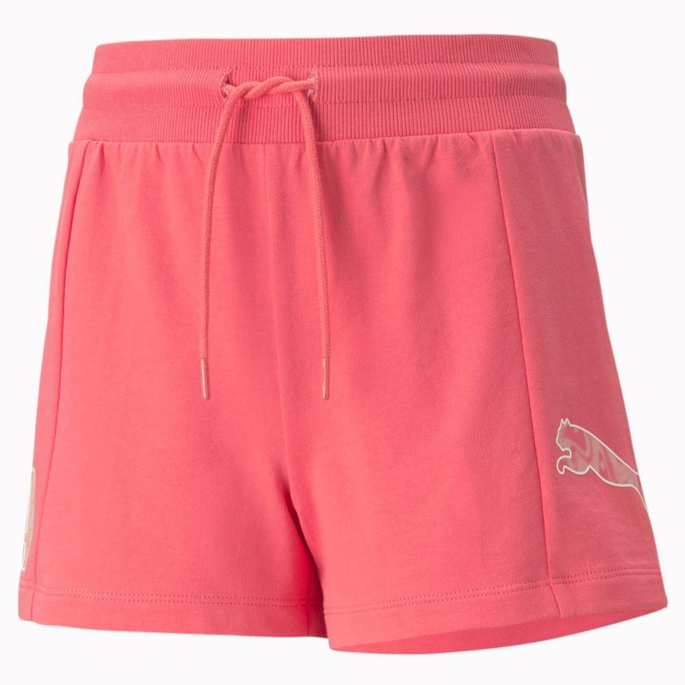 PUMA HIGH-WAIST GIRLS SHORTS