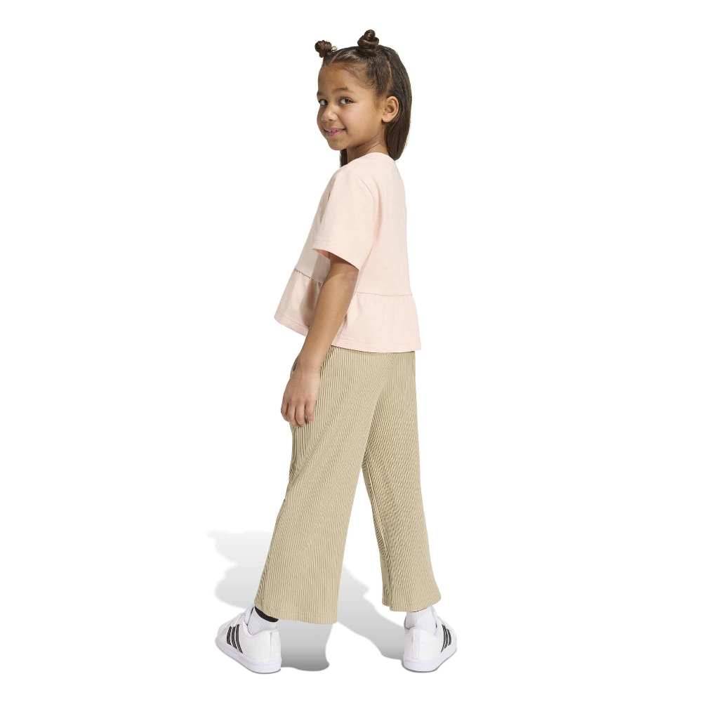ADIDAS LITTLE GIRLS SEASONALS SWEAT RUFFLES SET