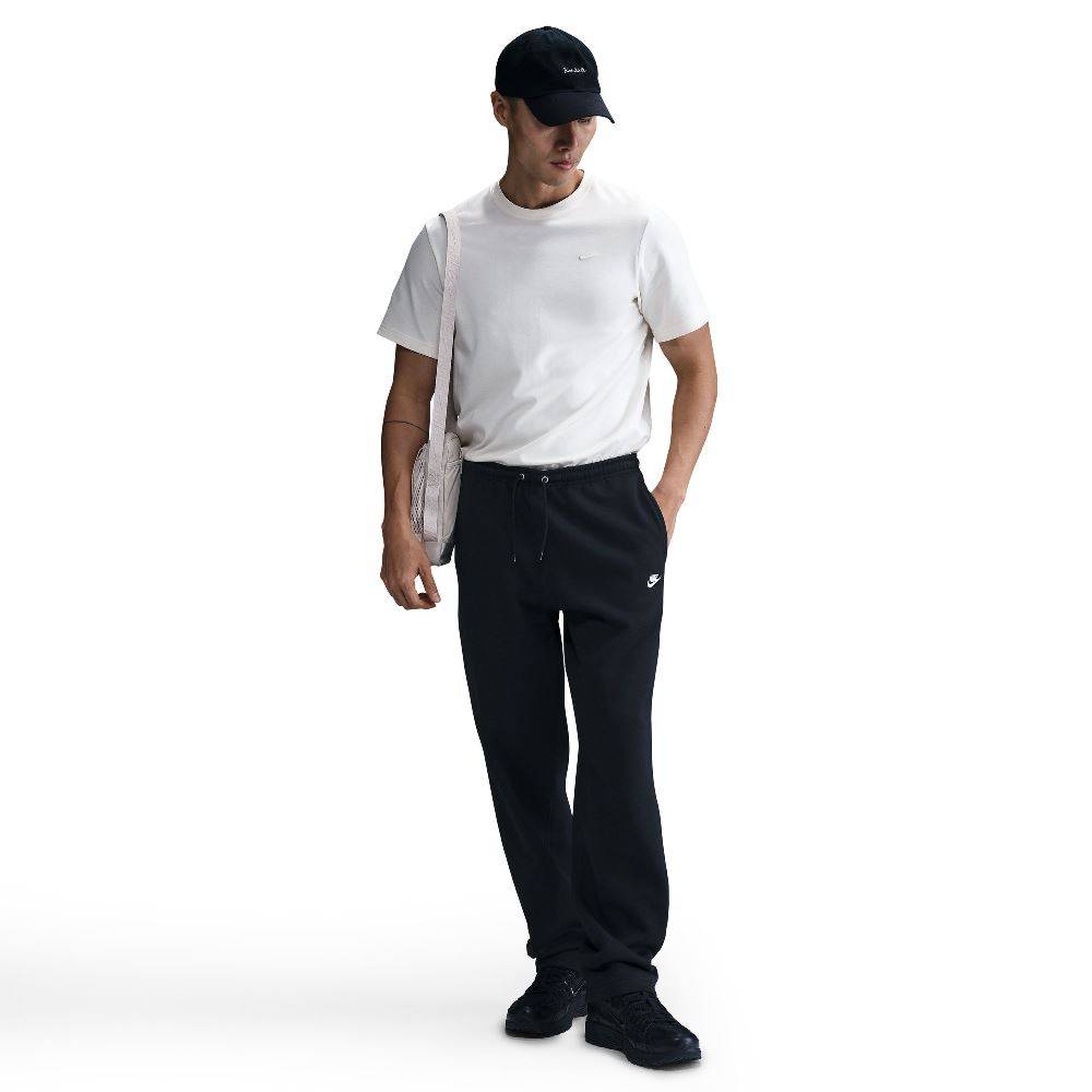 NIKE CLUB BRUSHED OPEN HEM TROUSERS