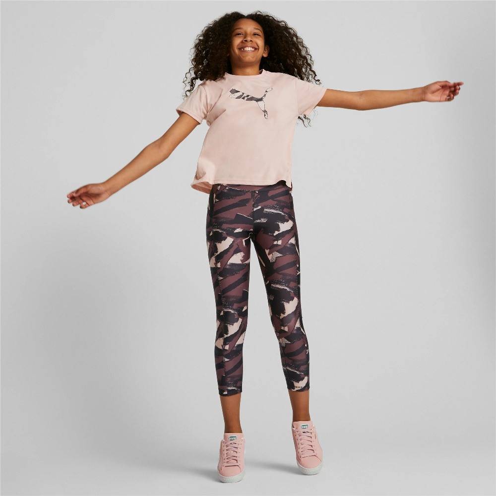 PUMA MODERN SPORTS GIRLS ALL-OVER-PRINT LEGGINGS