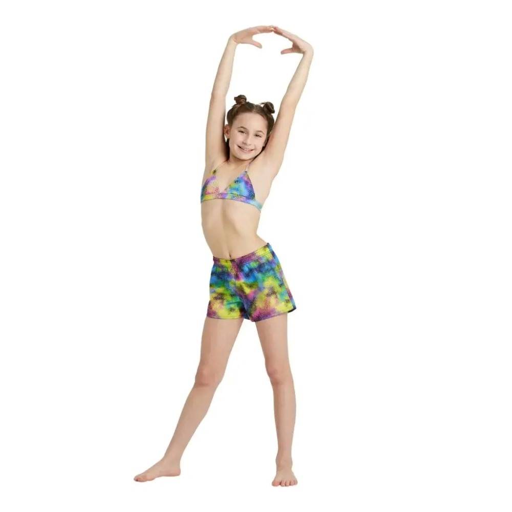 ARENA GIRLS BEACH SHORT ALLOVER SWIM-SUIT