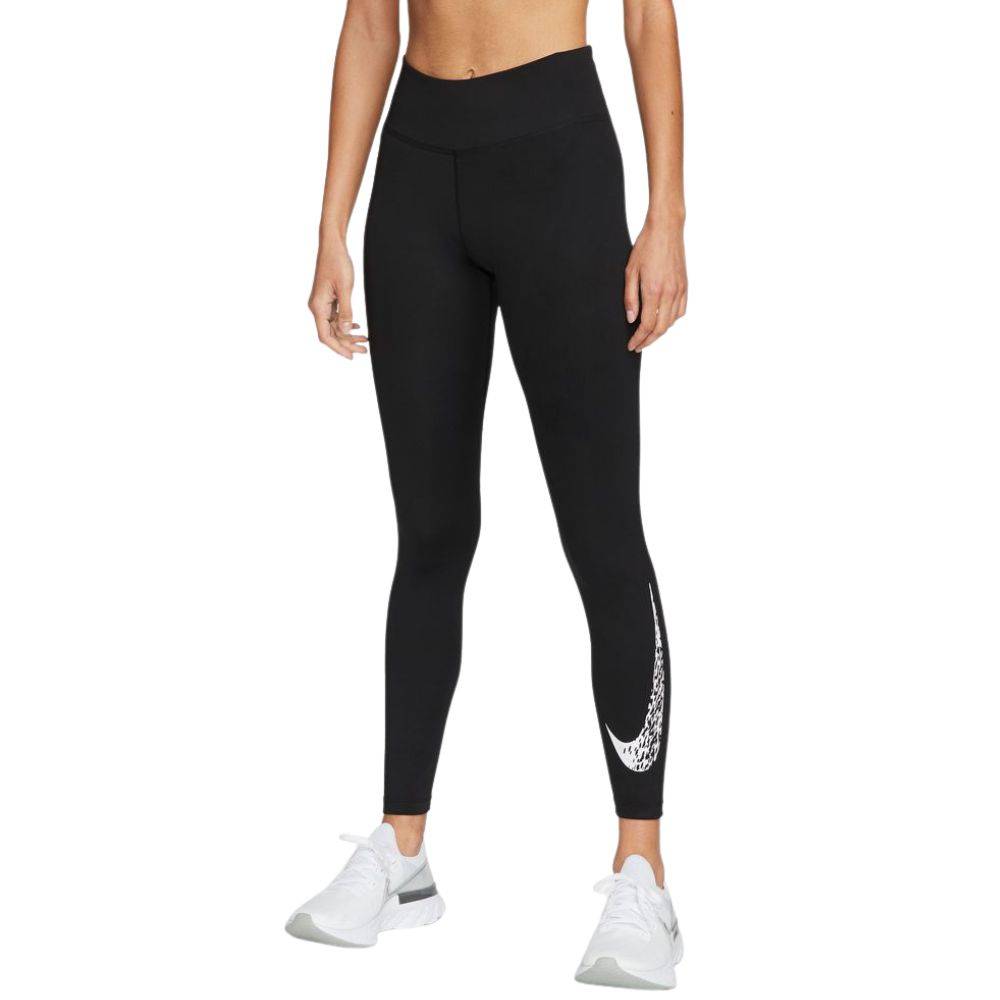NIKE DRI-FIT SWOOSH RUN MID-RSE 7/8 TIGHT