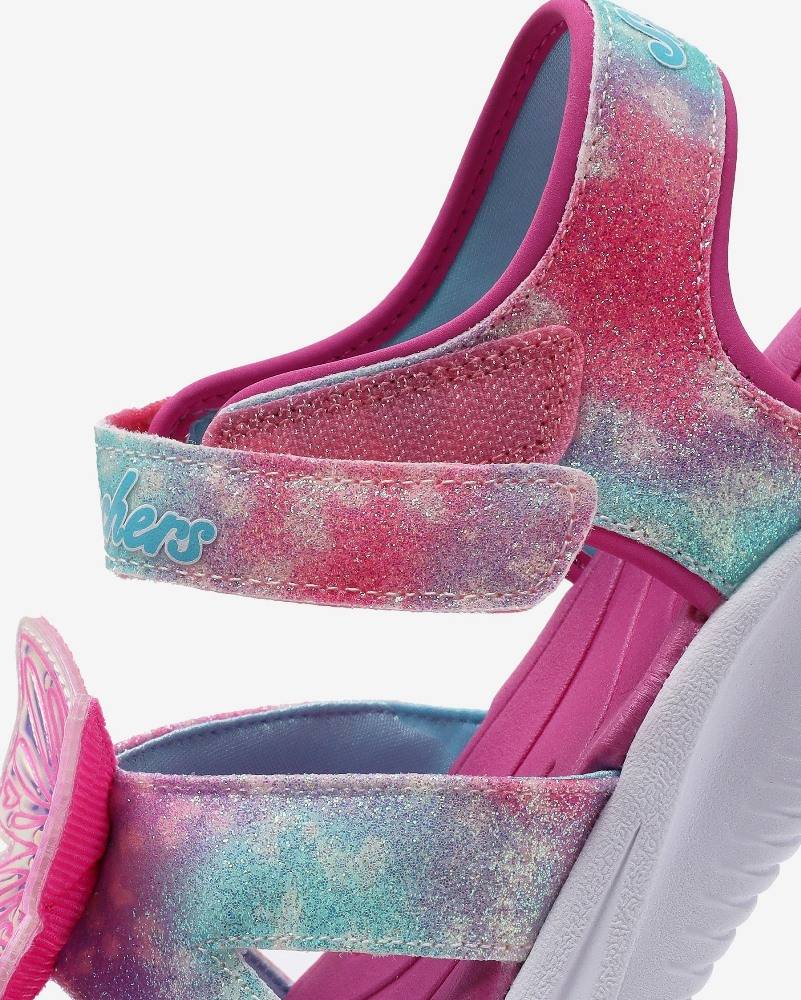SKECHERS JUMPSTERS SANDAL: BUTTERFLY BRITES GIRLS SHOES