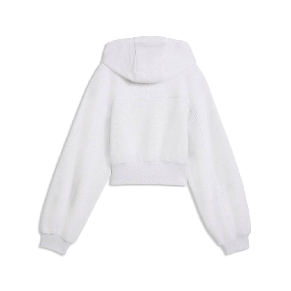 PUMA ESS RELAXED CROPPED BALLOON SLEEVE HOODIE TR G
