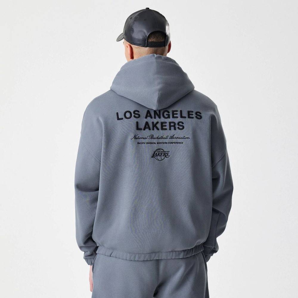 NEW ERA NBA LINEAR OS ZT HOODIE LA LAKERS
