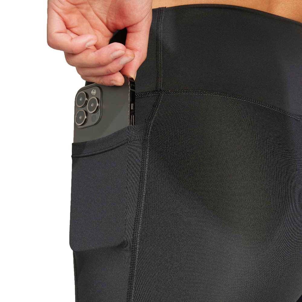 ADIDAS OPTIME ESSENTIALS STASH POCKET 7INCH SHORT LEGGINGS