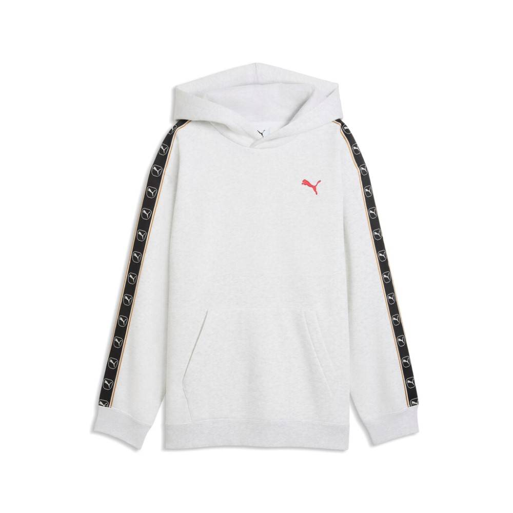 PUMA ESS ELEVATED TAPE RELAXED HOODIE FL B