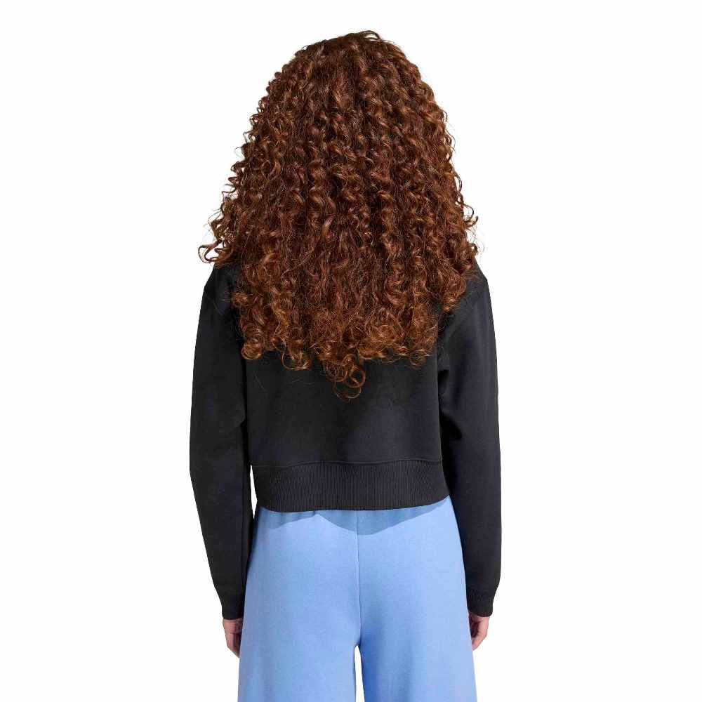 ADIDAS ORIGINALS GIRLS BOXY CREW SWEATSHIRT FLEECE LONG SLEEVE