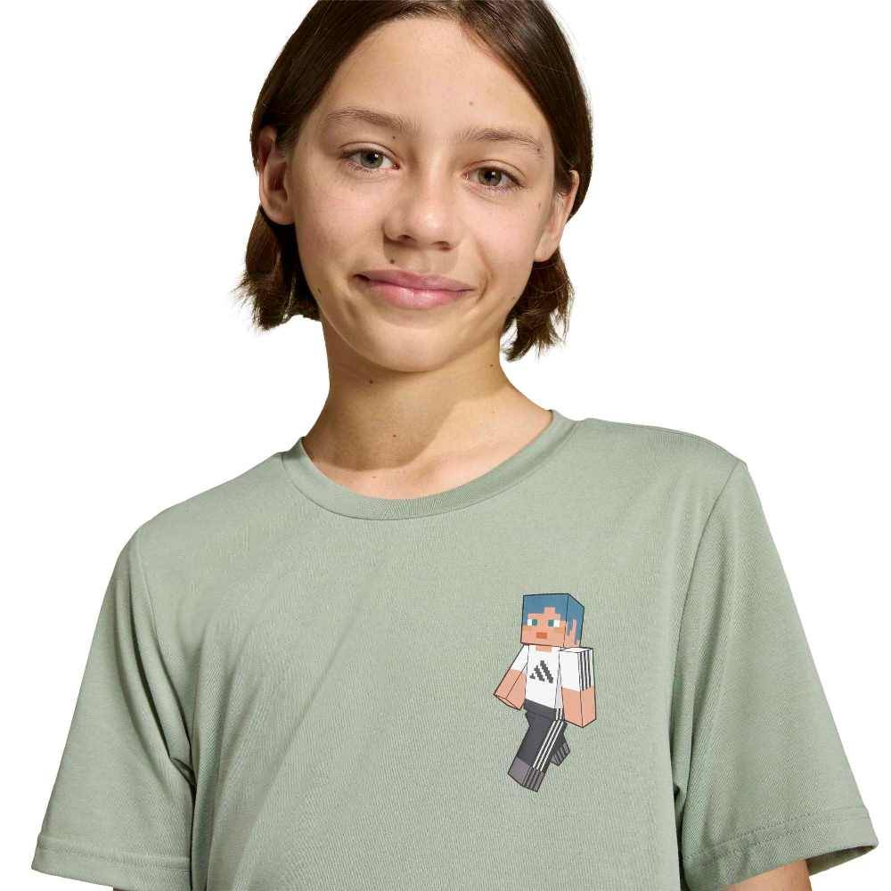 ADIDAS YOUTH MINECRAFT TRAINING T-SHIRT