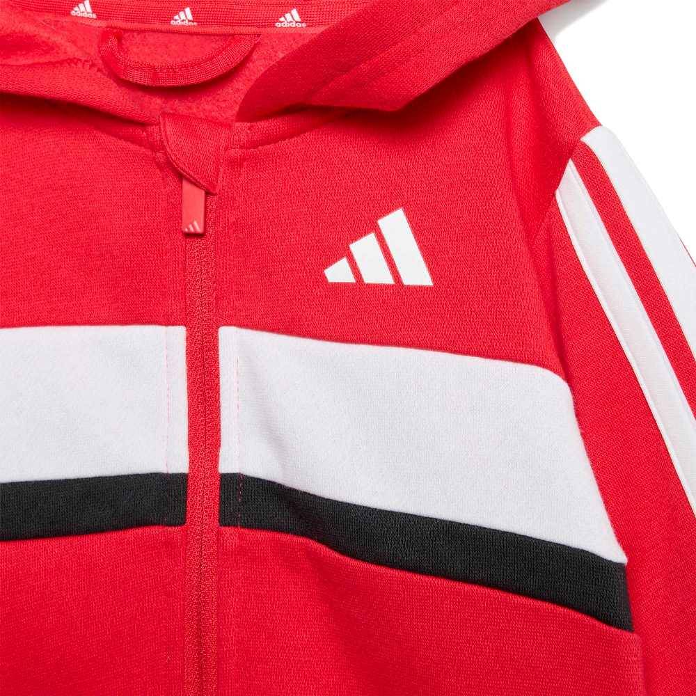 ADIDAS INFANT ESSENTIALS TIBERIO 3 STRIPES FLEECE TRACKUIT