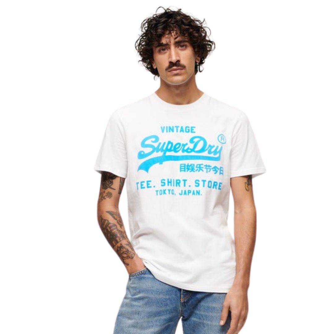 SUPERDRY NEON VINTAGE LOGO T-SHIRT