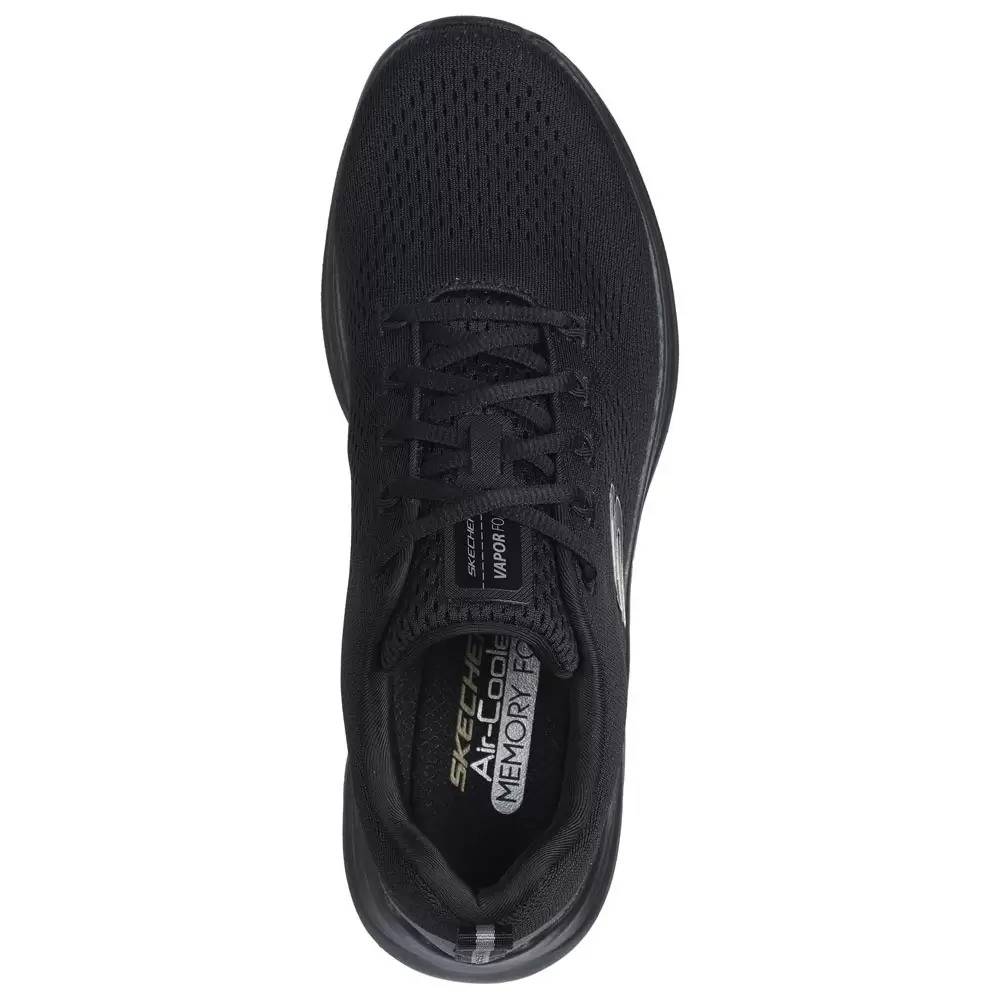 SKECHERS MENS VAPOR FOAM ENGINEERED MESH LACE-UP SNEAKER