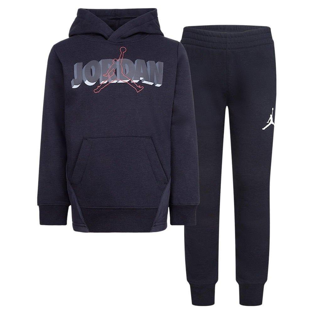 NIKE JORDAN INFANT SIDELINE FLEECE HOODIE SET