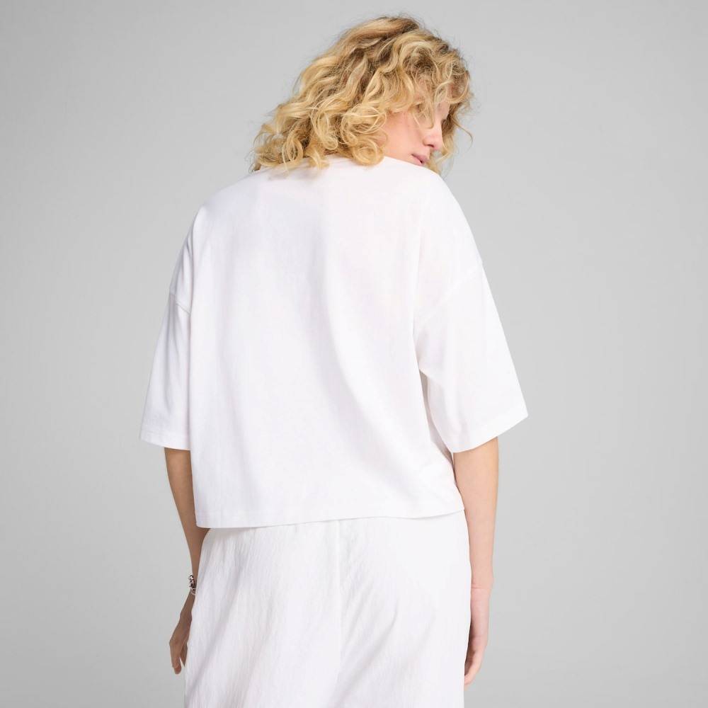 PUMA WARDROBE ESS OVERSIZED SHORT TEE