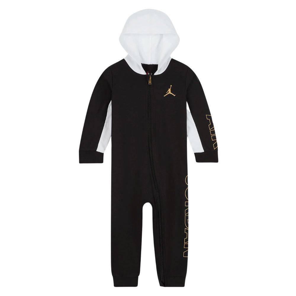 NIKE JORDAN INFANT HOLIDAY SHINE HOODED COVERALL