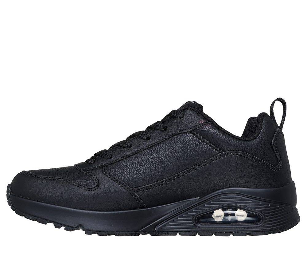 SKECHERS UNO: ALDER MENS LEATHER SNEAKER