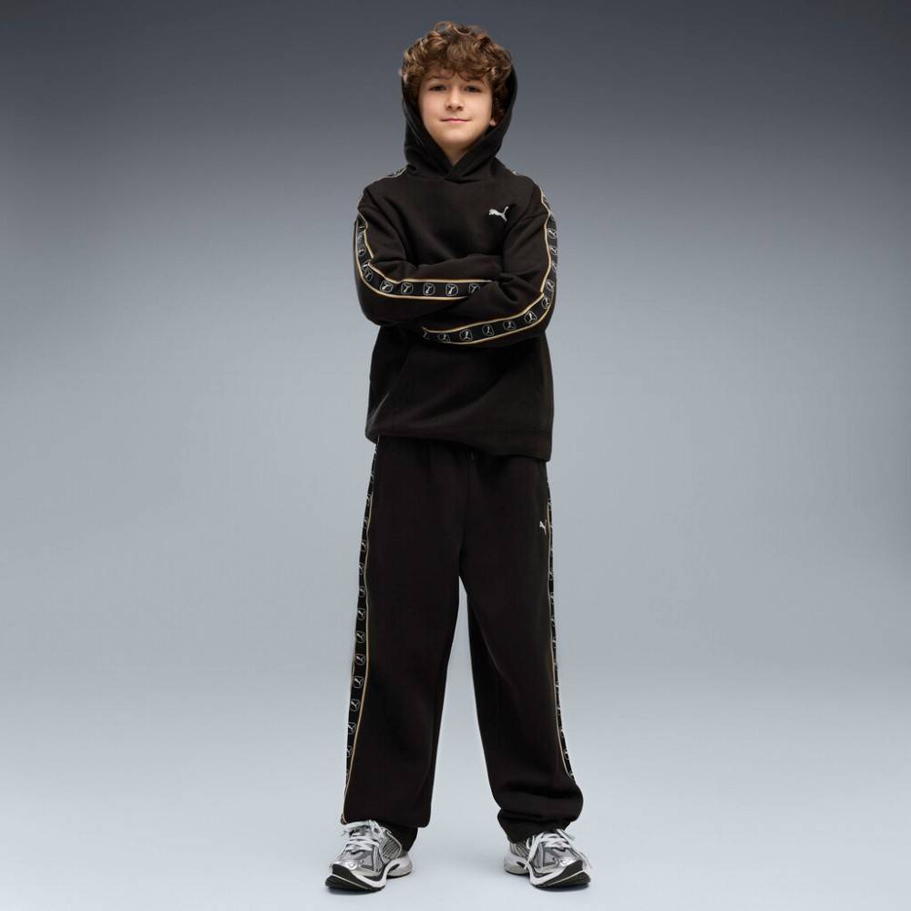 PUMA ESS ELEVATED TAPE RELAXED HOODIE FL B