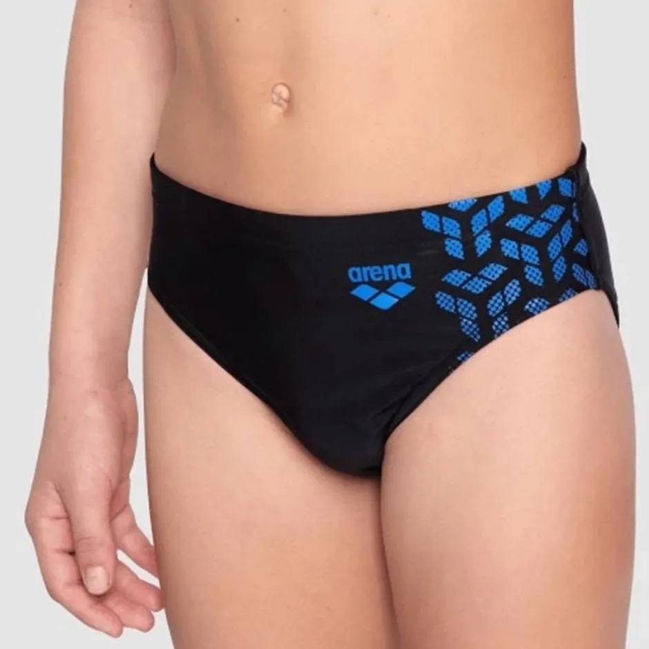 ARENA BOYS KIKKO V GRAPHIC SWIM BRIEF