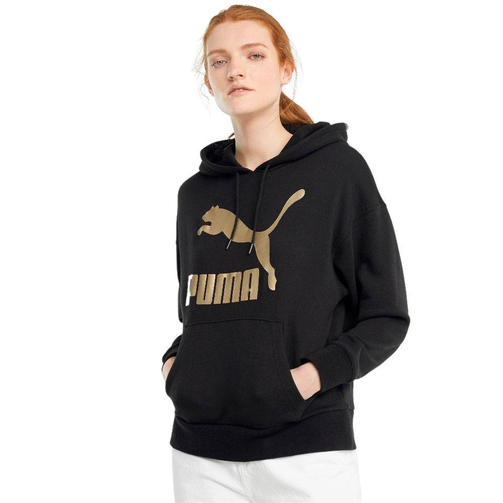 PUMA WOMENS CLASSIC LOGO HOODIE