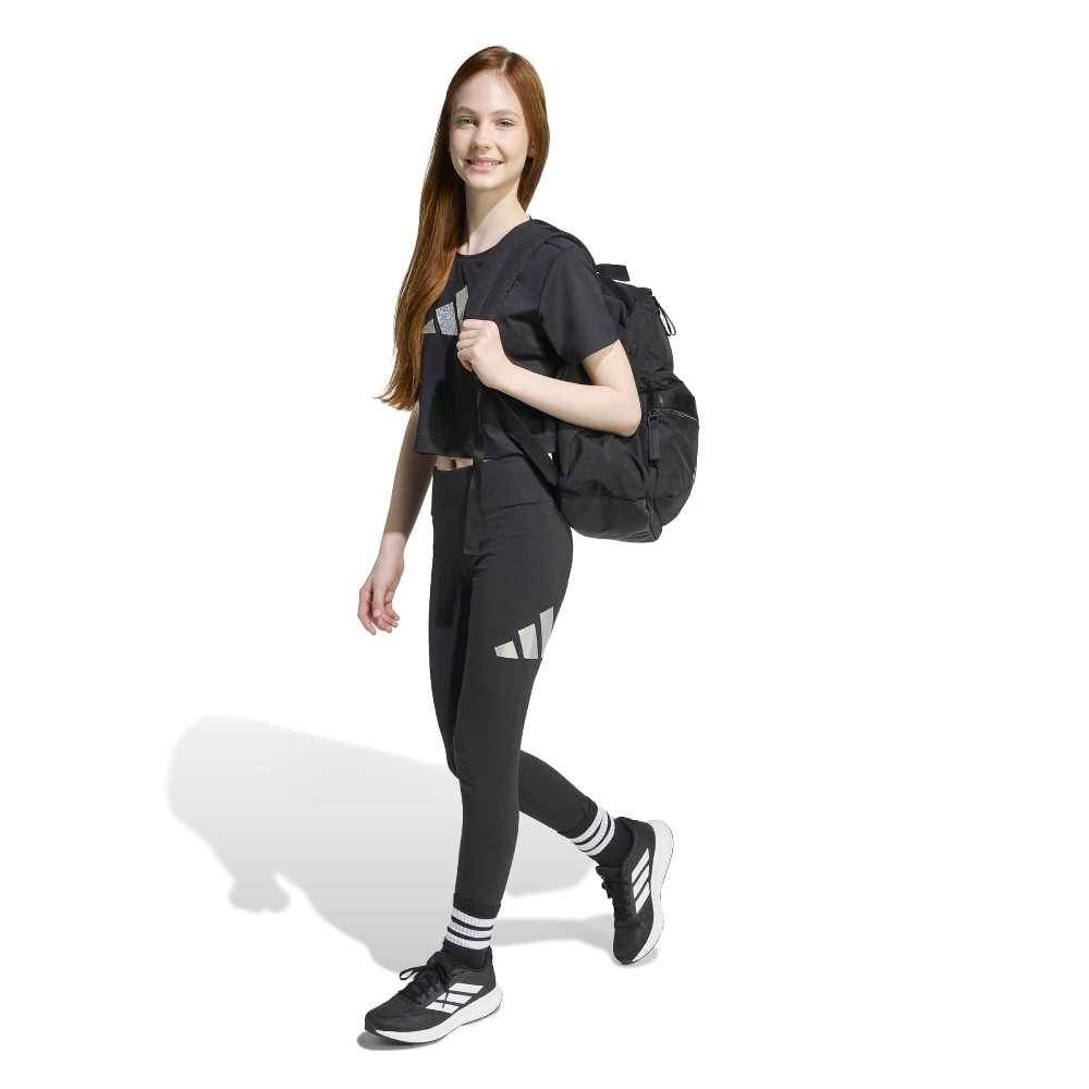 ADIDAS GIRLS EVERYDAY GLAM COTTON LEGGINGS