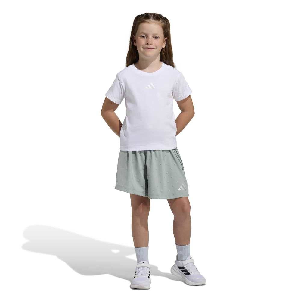 ADIDAS LITTLE GIRLS SEASONALS GLAM SHORT SET