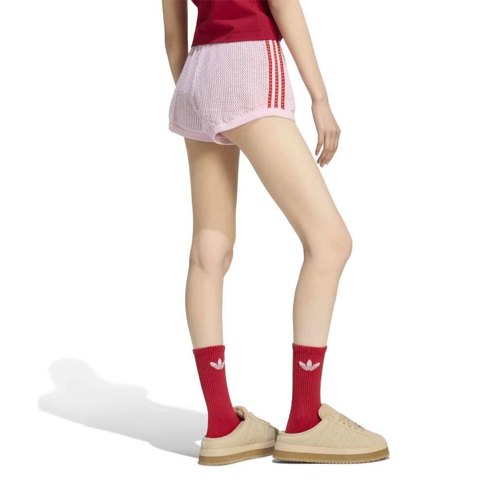ADIDAS ORIGINALS KNITTED CROCHET SHORTS