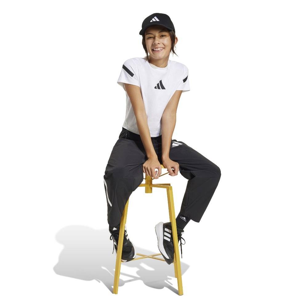 ADIDAS GIRLS Z.N.E. FITTED CROPPED TEE