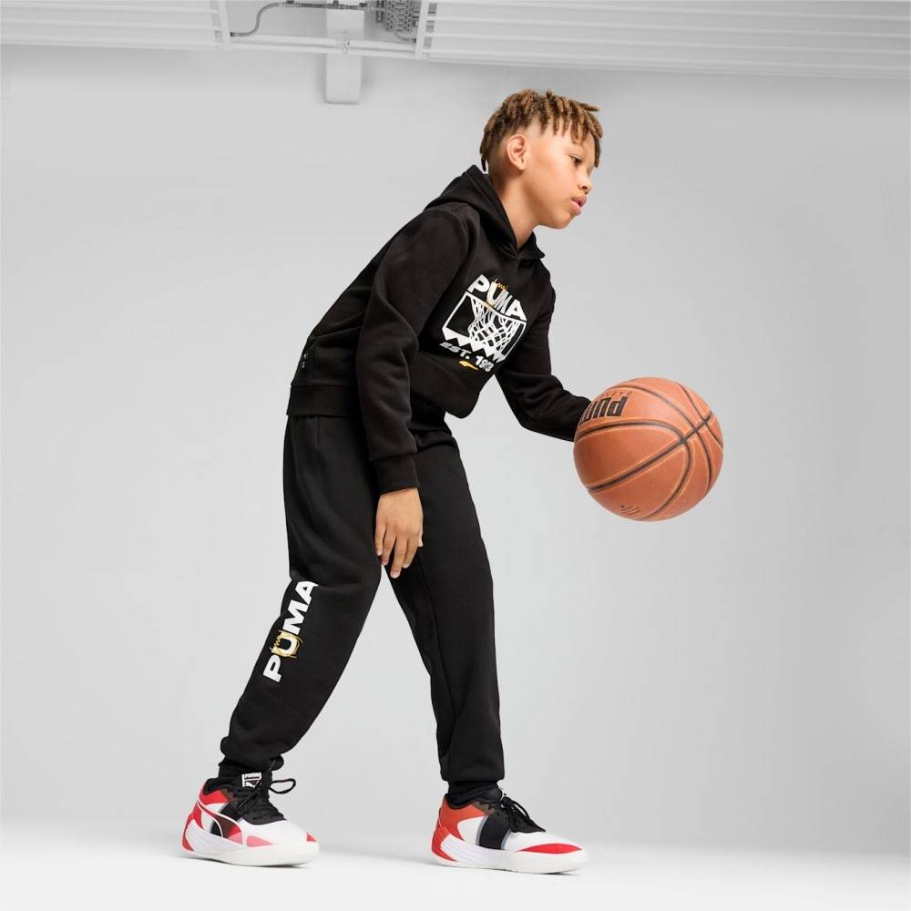 PUMA BASKETBALL WINNING SHOT SWEATPANTS FL B