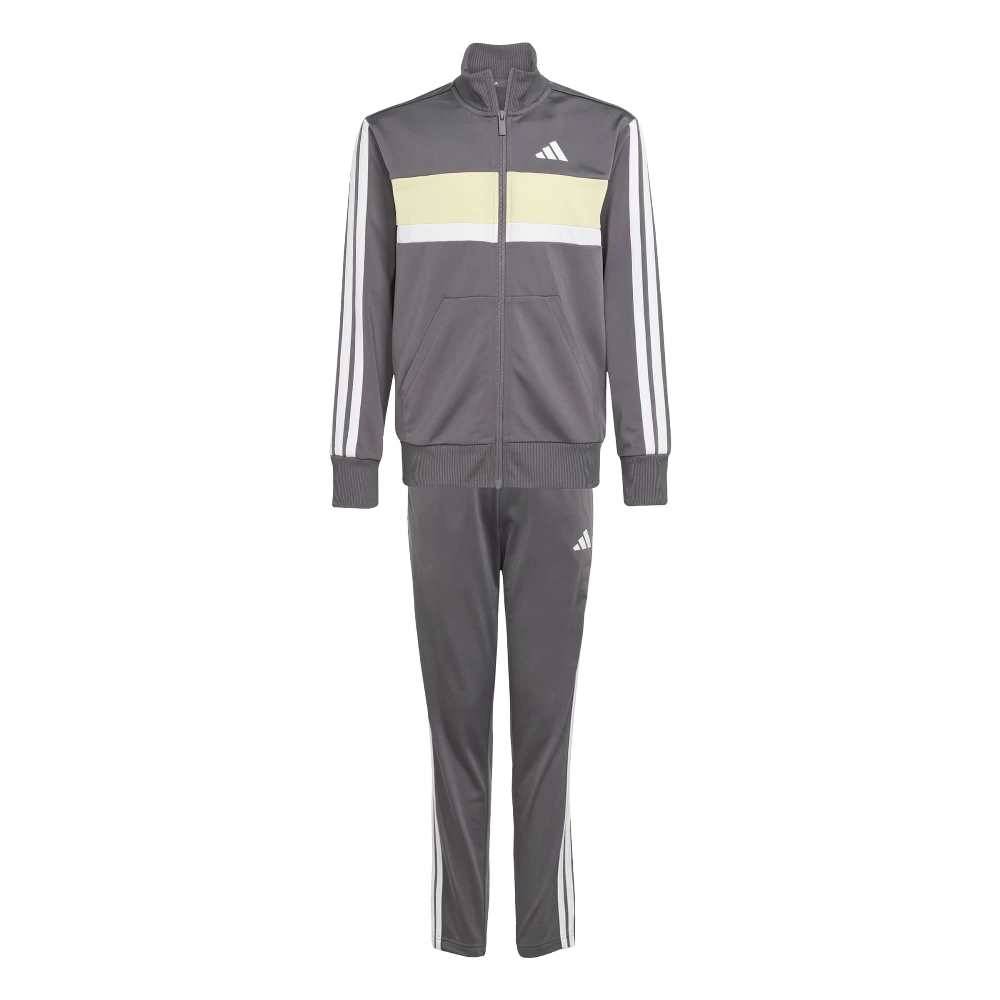 ADIDAS YOUTH SEASONAL ESSENTIALS TIBERIO 3 STRIPES TRICOT TRACKSUIT